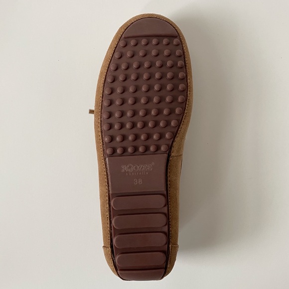 Roozee Australia DAKA Suede Camp Moccasin Driving Loafer Chestnut NIB - Picture 11 of 16
